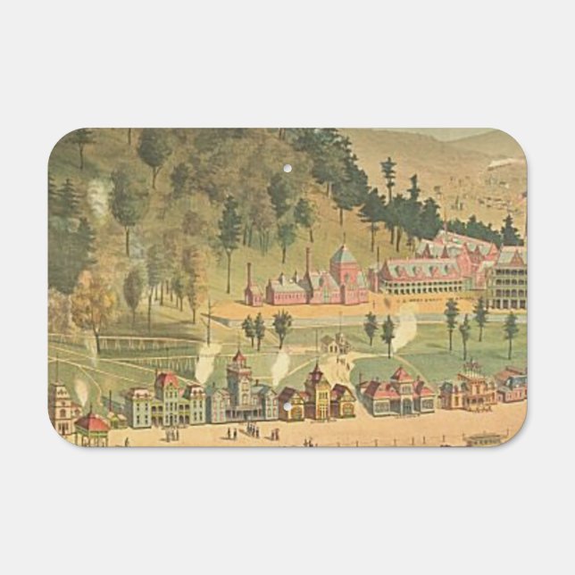 ABH Hot Springs Metal Parking Sign (Front)