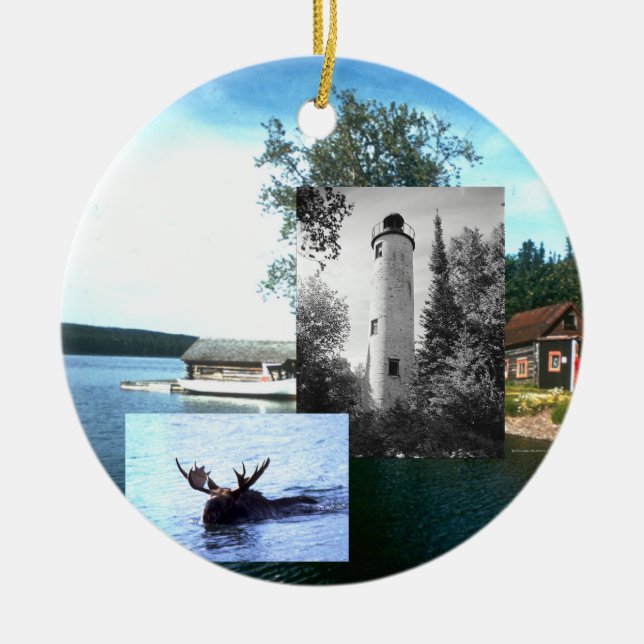 ABH Isle Royale Ceramic Ornament (Front)