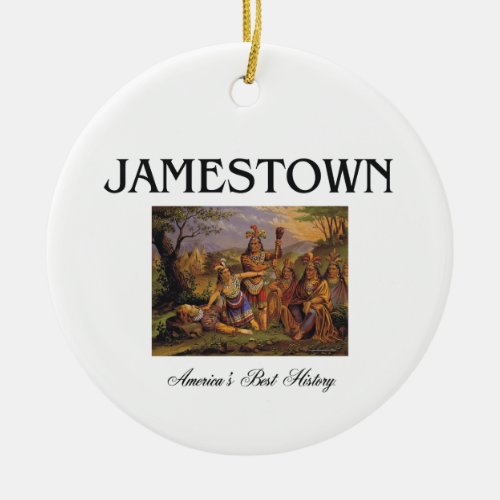 ABH Jamestown Ceramic Ornament