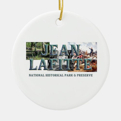 ABH Jean Lafitte NHP Ceramic Ornament