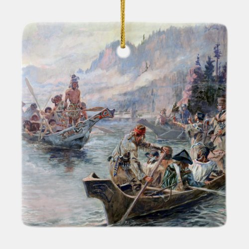 ABH Lewis and Clark NHS Ceramic Ornament