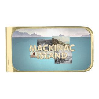 ABH Mackinac Island Gold Finish Money Clip