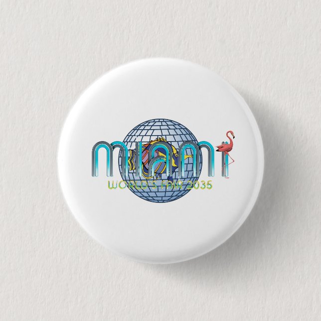 ABH Miami World's Fair 2035 Button (Front)