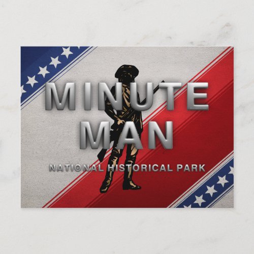 ABH Minute Man Postcard
