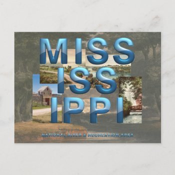 Abh Mississippi National River Postcard by teepossible at Zazzle