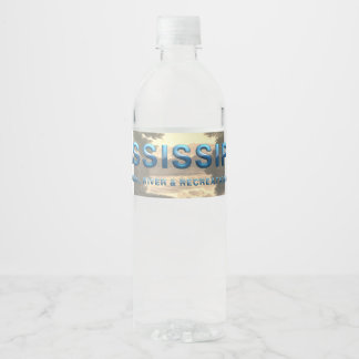 ABH Mississippi National River Water Bottle Label