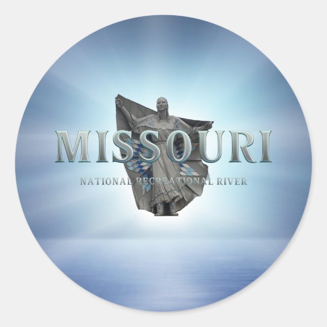 ABH Missouri National River Classic Round Sticker (Front)