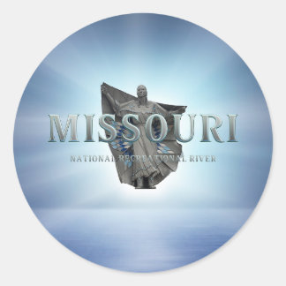 ABH Missouri National River Classic Round Sticker