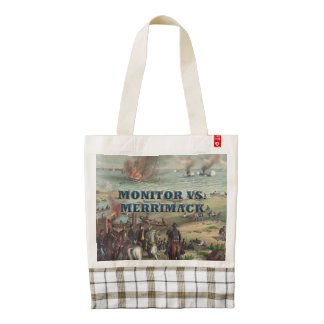 ABH Monitor vs Merrimac Zazzle HEART Tote Bag