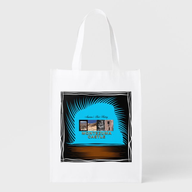 ABH Montezuma Castle Reusable Grocery Bag (Front)