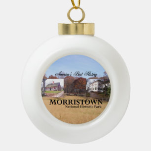 ABH Morristown NHP Ceramic Ball Christmas Ornament