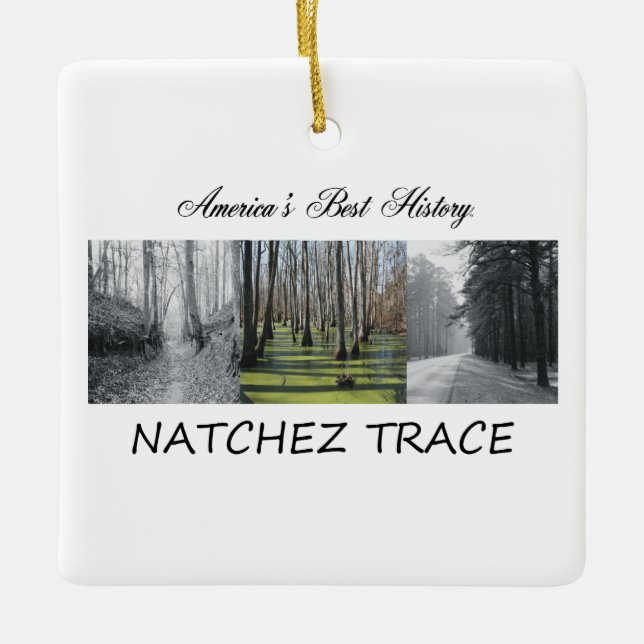 ABH Natchez Trace Ceramic Ornament (Front)