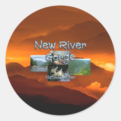 ABH New River Gorge Classic Round Sticker