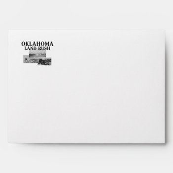 Abh Oklahoma Land Rush Envelope by teepossible at Zazzle