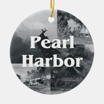 Abh Pearl Harbor Ceramic Ornament by teepossible at Zazzle