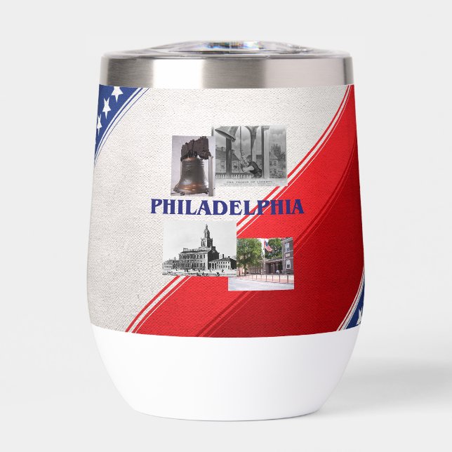 ABH Philadelphia Thermal Wine Tumbler (Front)