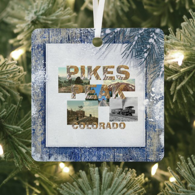 ABH Pikes Peak Metal Ornament (Insitu)