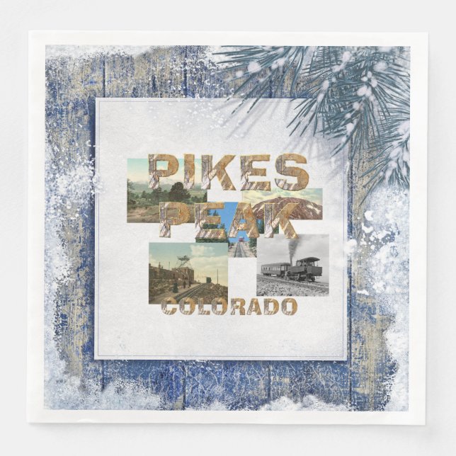 ABH Pikes Peak Paper Dinner Napkins (Front)