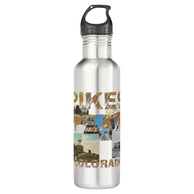 ABH Pikes Peak Stainless Steel Water Bottle (Front)