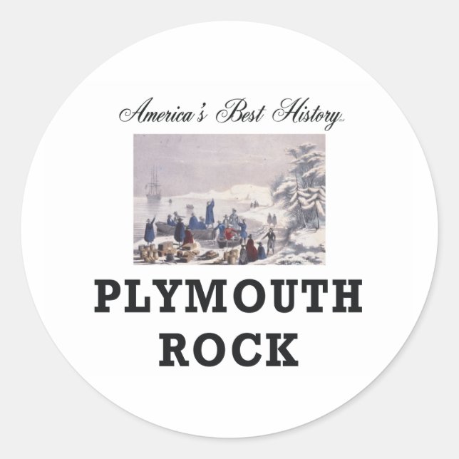 ABH Plymouth Rock Classic Round Sticker (Front)