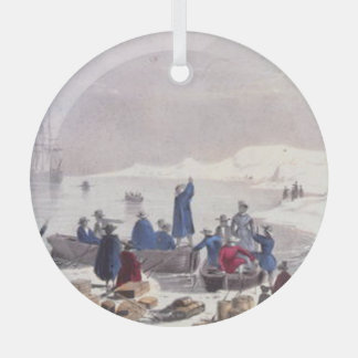 ABH Plymouth Rock Glass Ornament