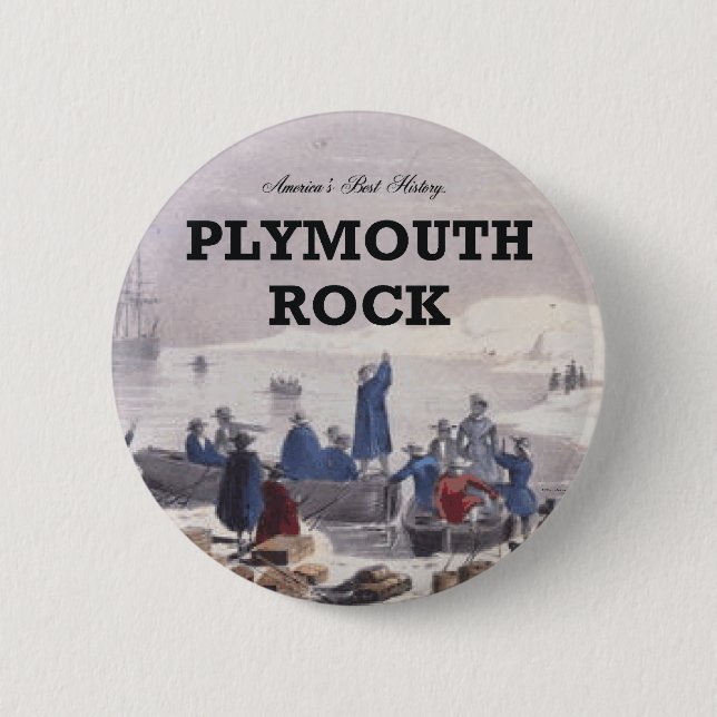 ABH Plymouth Rock Pinback Button (Front)
