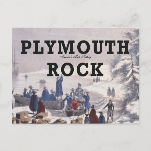 ABH Plymouth Rock Postcard
