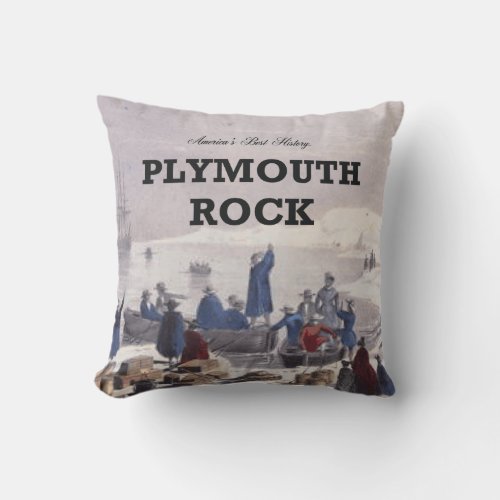 ABH Plymouth Rock Throw Pillow