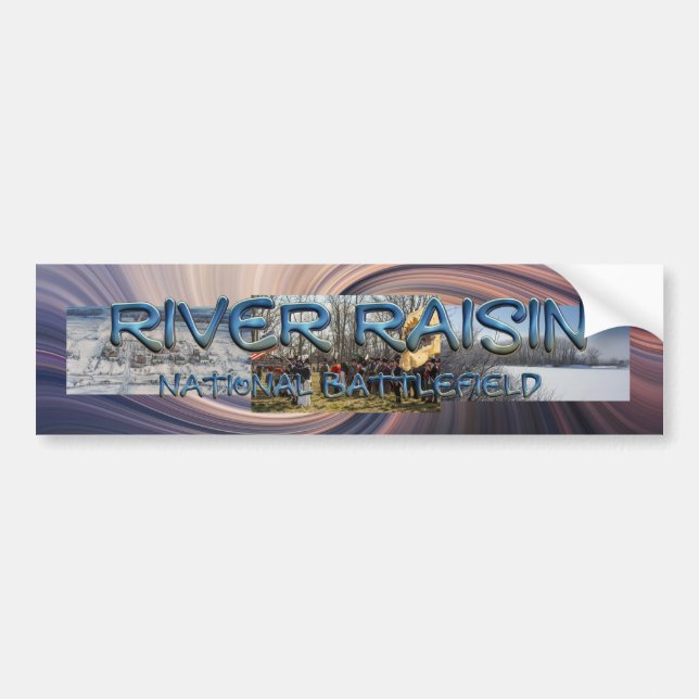 ABH River Raisin Battlefield Bumper Sticker (Front)