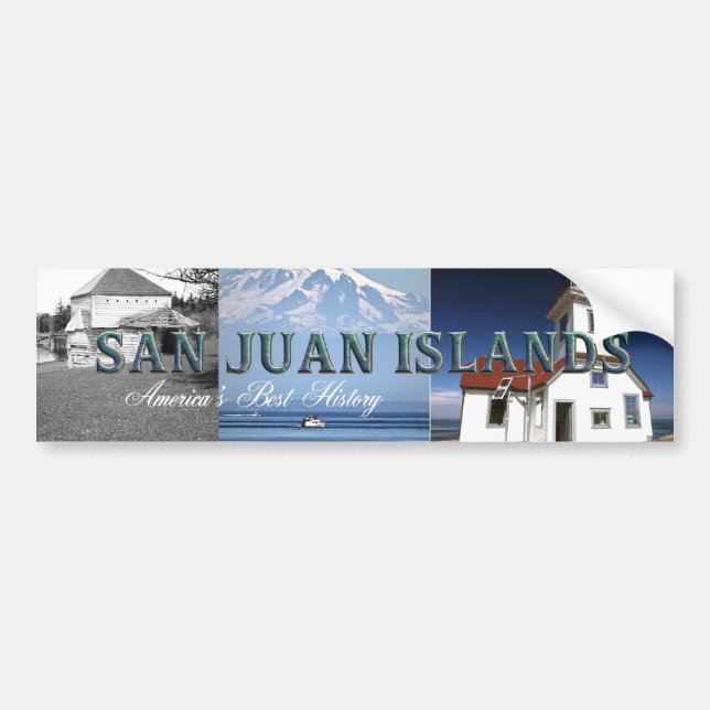 ABH San Juan Islands Bumper Sticker (Front)