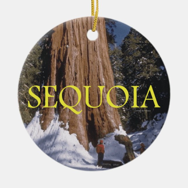 ABH Sequoia Ceramic Ornament (Front)