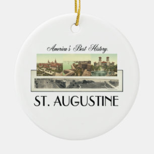 ABH St. Augustine Ceramic Ornament