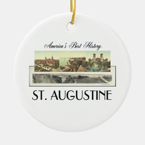 ABH St Augustine Ceramic Ornament
