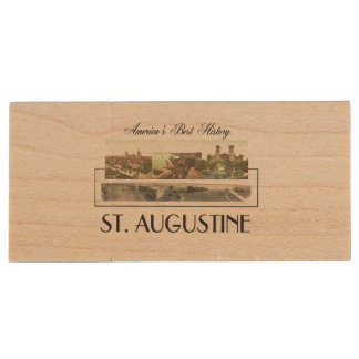 ABH St. Augustine Wood Flash Drive