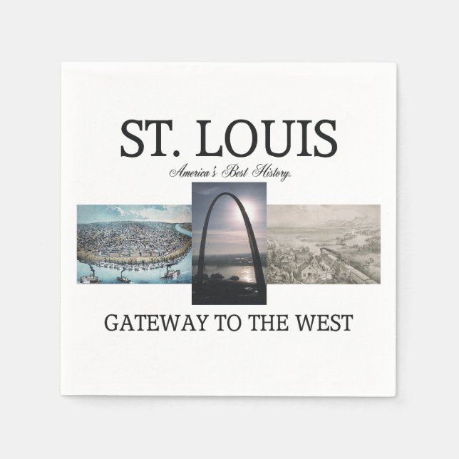ABH St. Louis Gateway Paper Napkins (Front)