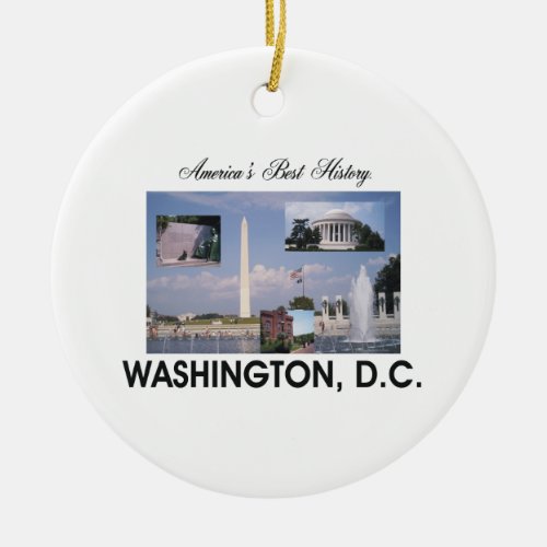 ABH Washington DC Ceramic Ornament