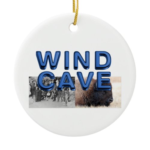 ABH Wind Cave NP Ceramic Ornament