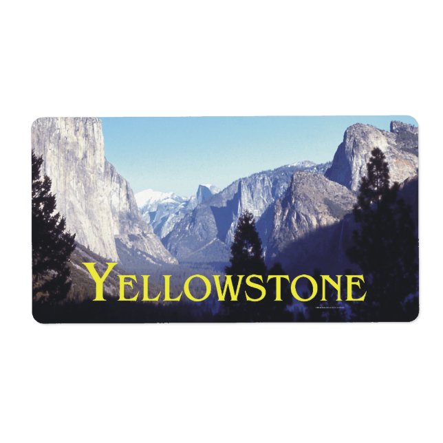 ABH Yellowstone Label (Front)