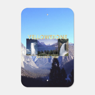 ABH Yellowstone Metal Parking Sign