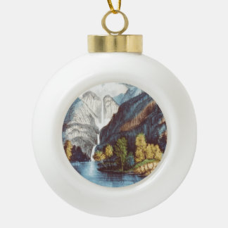 ABH Yosemite Ceramic Ball Christmas Ornament