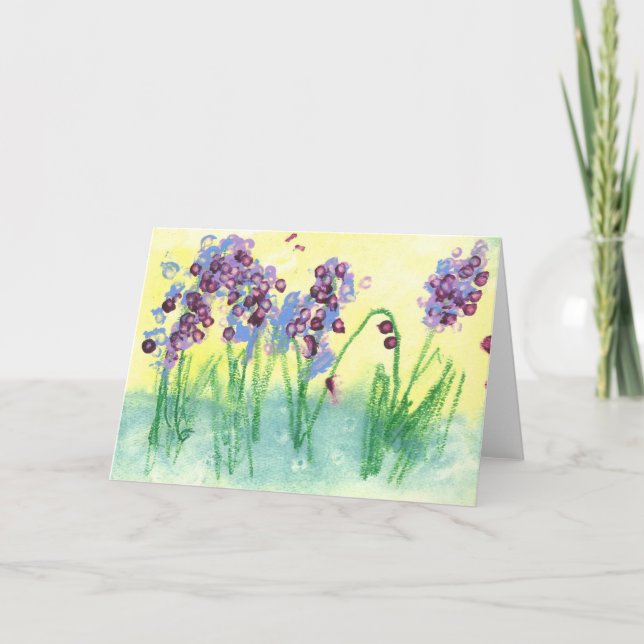 Abhi's Flower Garden Card (Front)