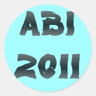 ABI 2011 CLASSIC ROUND STICKER