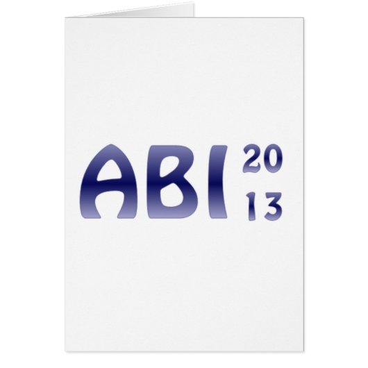 ABI 2013 CARDS (Front)