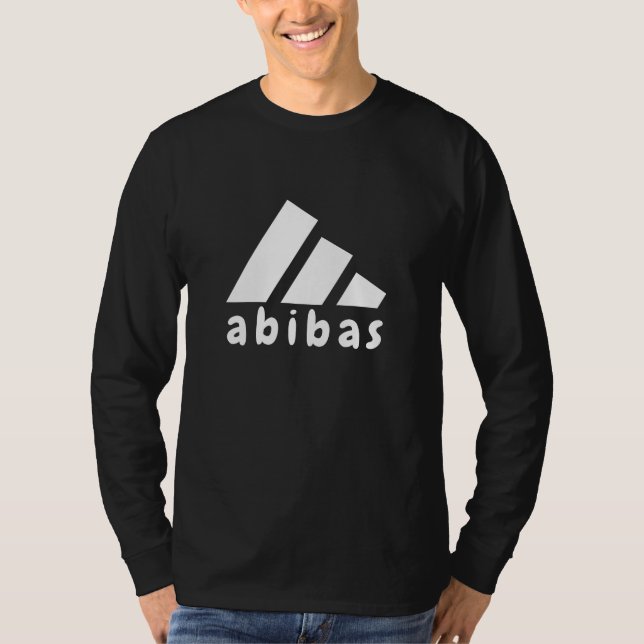 abibas - ADIDAS Parody Logo Gag Gift T-Shirt (Front)