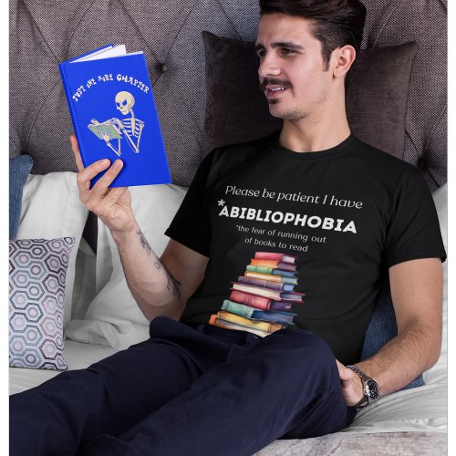 Abibliophobia book lovers fear bookish T_Shirt
