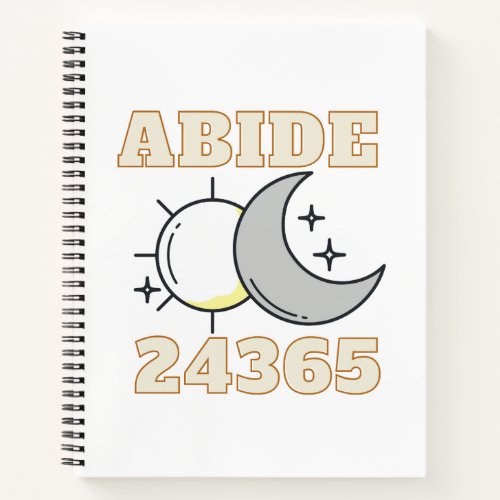Abide 224365 Spiral Notebook