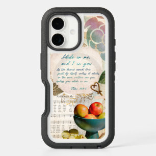 Abide Bible Collage iPhone 16 Case