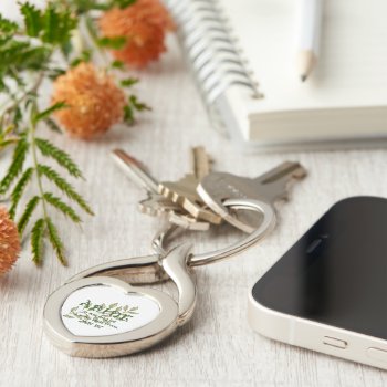 Abide In Me Christian Heart Keychain by ArtistryforJesus at Zazzle