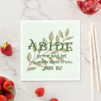 Abide In Me Napkins