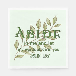 Abide In Me Napkins